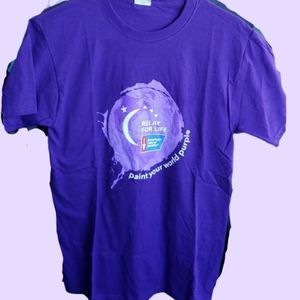 😻🛍 RELAY FOR LIFE SURVIVOR T SHIRT purple 2016